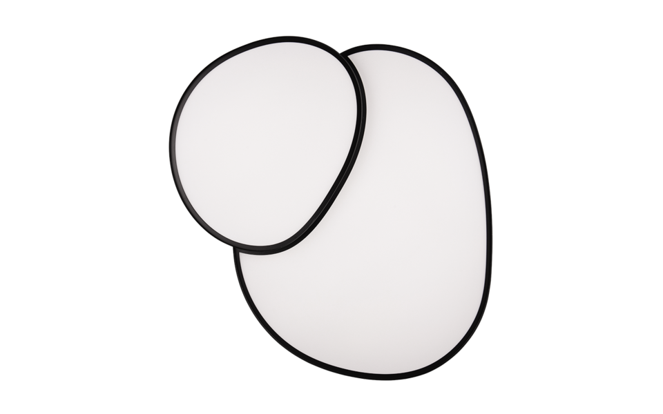 Trio Lighting Trio RISE plafondlamp | LED | mat zwart | 77 x 63,5 cm | IP20 | 1x 45W | 5300 lm | 2700-6500K | dimbaar