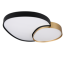 Trio Lighting Trio RISE plafondlamp | LED | zwart met goud | 77 x 63,5 cm | IP20 | 1x 45W | 5300 lm | 2700-6500K | dimbaar