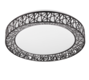 Trio Lighting Trio CLUSTER plafondlamp | LED | zwart | Ø 48 cm | IP20 | 1x 40W | 4300 lm | 2700-6500K | dimbaar