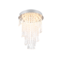 Trio Lighting Trio POMP plafondlamp | LED | chroom | Ø 30 cm | IP20 | 1x 18W | 2400 lm | 2700-6500K | dimbaar