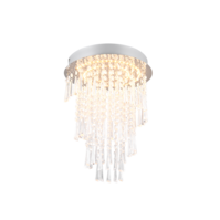 Trio POMP plafondlamp | LED | chroom | Ø 30 cm | IP20 Trio POMP plafondlamp | LED | chroom | Ø 30 cm | IP20