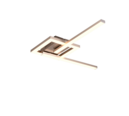 Trio Lighting Trio VIALE plafondlamp | LED | nikkel mat | 54,4 x 16 cm | IP20 | 1x 17W | 1860 lm | 3000K