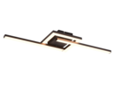 Trio Lighting Trio VIALE LED ceiling light | 1x 17W 1860 lm 3000K | black | IP20 | 5 cm