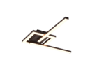 Trio Lighting Trio VIALE plafondlamp | LED | mat zwart | 54,4 x 16 cm | IP20 | 1x 17W | 1860 lm | 3000K