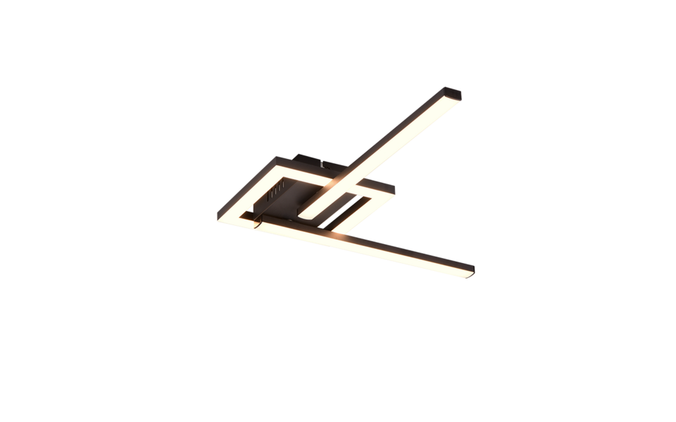 Trio Lighting Trio VIALE LED ceiling light | 1x 17W 1860 lm 3000K | black | IP20 | 5 cm Trio Lighting Trio VIALE LED ceiling light | 1x 17W 1860 lm 3000K | black | IP20 | 5 cm