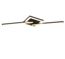 Trio Lighting Trio VIALE LED ceiling light | 1x 17W 1860 lm 3000K | black | IP20 | 5 cm