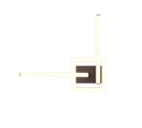 Trio Lighting Trio VIALE LED ceiling light | 1x 17W 1860 lm 3000K | black | IP20 | 5 cm