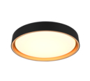 Trio Lighting Trio FELIS plafondlamp | LED | zwart met goud | Ø 40 cm | IP20 | 1x 24W | 2500 lm | 2700-6500K | dimbaar