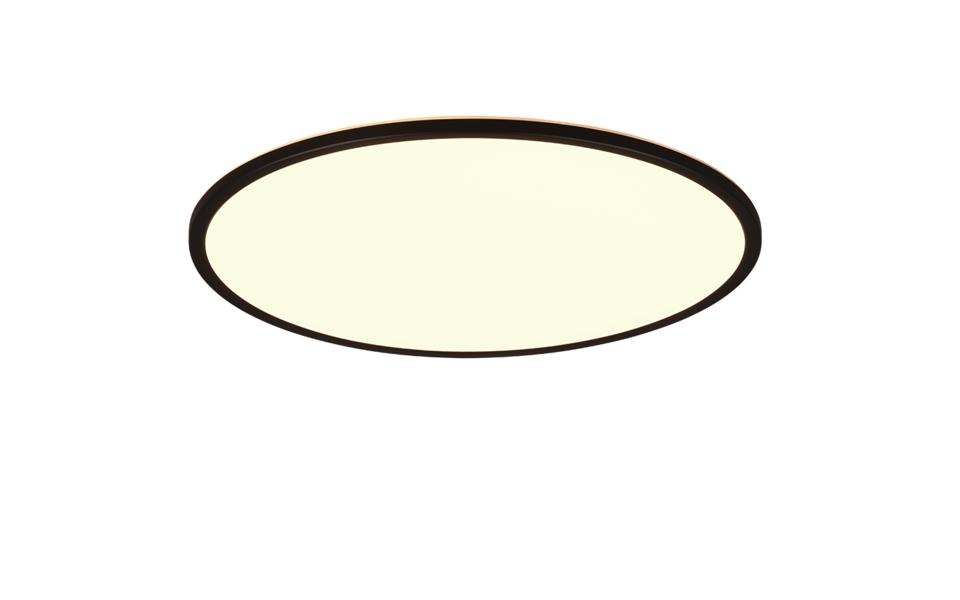 Trio Lighting Trio SCOTT plafondlamp | LED | mat zwart | Ø 50 cm | IP20 | 1x 30W | 3600 lm | 3000-6500K | dimbaar