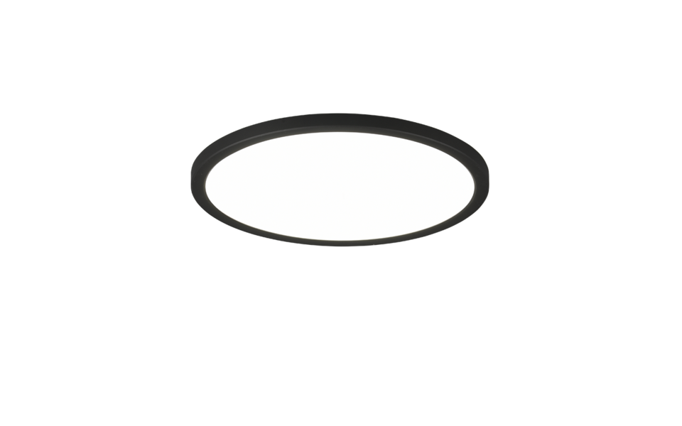 Trio Lighting Trio AUREO LED ceiling light | 1x 36W 3760 lm 3000-6000K | black | Ø 40 cm | IP20