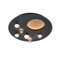 Trio ZODIAC LED ceiling light | black | Ø 50 cm | IP20 Trio ZODIAC LED ceiling light | black | Ø 50 cm | IP20