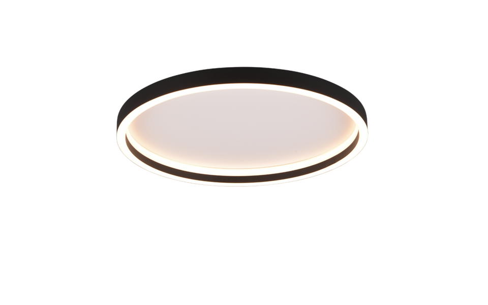 Trio Lighting Trio ROTONDA ceiling light | 20W | black | Ø 35 cm | IP20 Trio Lighting Trio ROTONDA ceiling light | 20W | black | Ø 35 cm | IP20