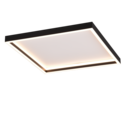 Trio Lighting Trio ROTONDA plafondlamp | LED | mat zwart | 35 x 35 cm | IP20 | 1x 20W | 2600 lm | 3000K