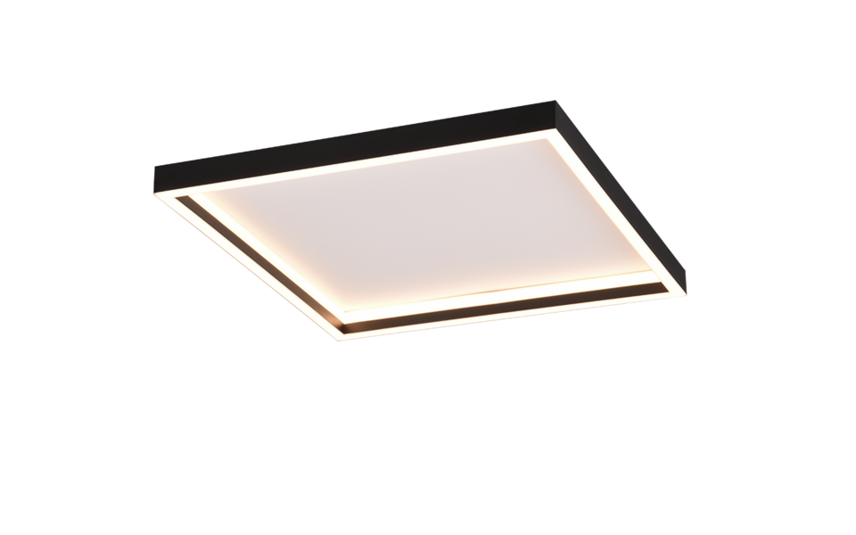 Trio Lighting Trio ROTONDA ceiling light | 20W | black | IP20 Trio Lighting Trio ROTONDA ceiling light | 20W | black | IP20