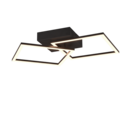 Trio Lighting Trio TRAIL plafondlamp | LED | mat zwart | 60 x 35,2 cm | IP20 | 1x 20W | 2250 lm | 3000K