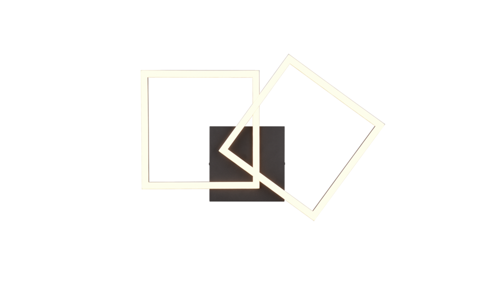 Trio Lighting Trio TRAIL plafondlamp | LED | mat zwart | 60 x 35,2 cm | IP20 | 1x 20W | 2250 lm | 3000K