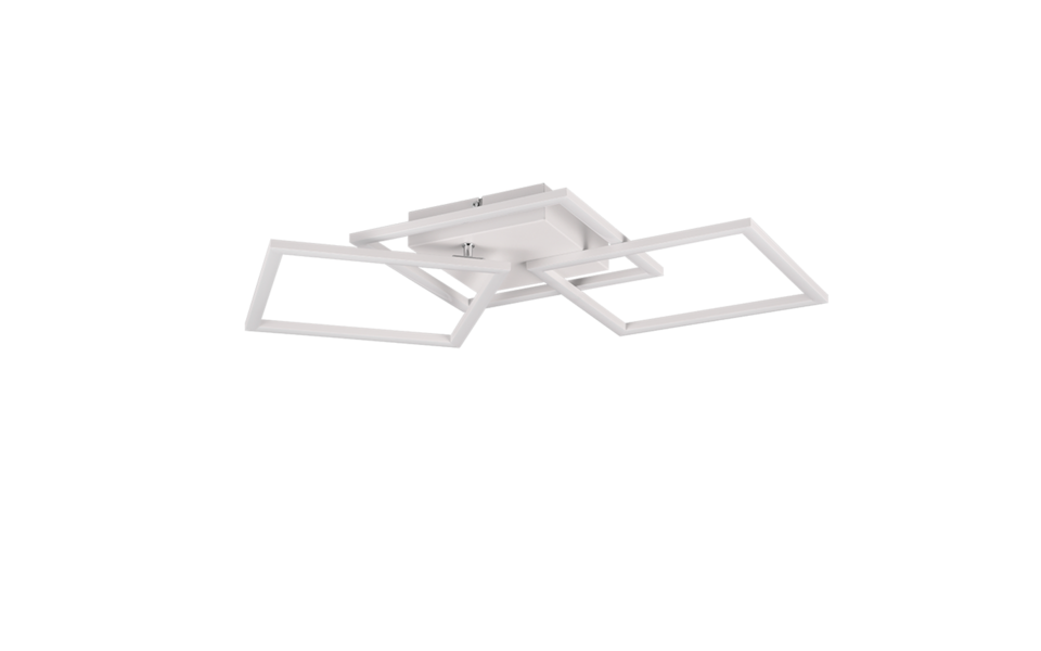 Trio Lighting Trio TRAIL plafondlamp | LED | wit mat | 74,5 x 35,2 cm | IP20 | 1x 31W | 3800 lm | 4000K