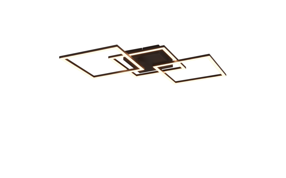 Trio Lighting Trio TRAIL ceiling light | 30W | black | IP20 Trio Lighting Trio TRAIL ceiling light | 30W | black | IP20