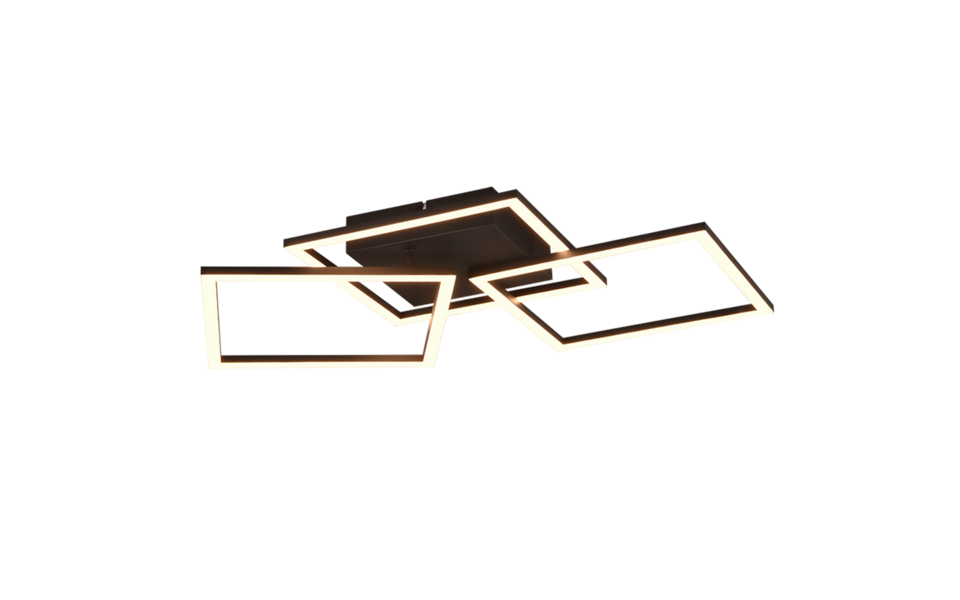 Trio Lighting Trio TRAIL plafondlamp | LED | mat zwart | 74,5 x 35,2 cm | IP20 | 1x 31W | 3550 lm | 3000K Trio Lighting Trio TRAIL plafondlamp | LED | mat zwart | 74,5 x 35,2 cm | IP20 | 1x 31W | 3550 lm | 3000K