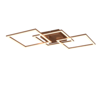 Trio TRAIL plafondlamp | LED | koffie | 74,5 x 35,2 cm | IP20 Trio TRAIL plafondlamp | LED | koffie | 74,5 x 35,2 cm | IP20