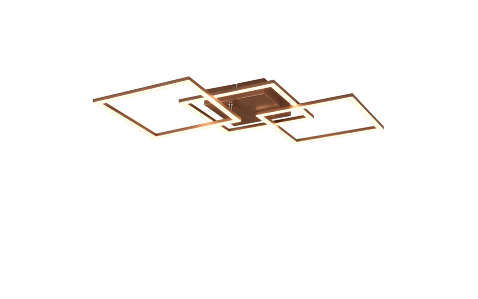 Trio Lighting Trio TRAIL LED ceiling light | 1x 30W 3000 lm 3000K | mocha brown | Ø 52.5 cm | IP20 | 7 cm Trio Lighting Trio TRAIL LED ceiling light | 1x 30W 3000 lm 3000K | mocha brown | Ø 52.5 cm | IP20 | 7 cm