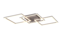 Trio Lighting Trio TRAIL plafondlamp | LED | titaan | 74,5 x 35,2 cm | IP20 | 1x 31W | 3550 lm | 3000K