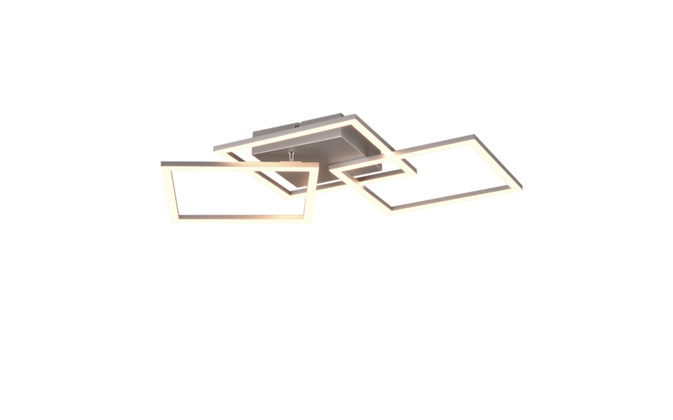 Trio Lighting Trio TRAIL plafondlamp | LED | titaan | 74,5 x 35,2 cm | IP20 | 1x 31W | 3550 lm | 3000K