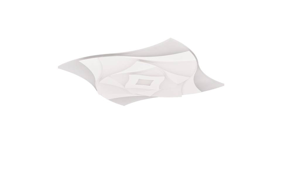 Trio Lighting Trio AKITA ceiling light | 60W | chrome | Ø 50 cm | IP20 | 5.5 cm