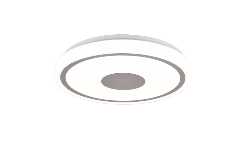 Trio Lighting Trio BUNDA plafondlamp | LED | chroom | Ø 33 cm | IP20 | 1x 16W | 2000 lm | 4000K | niet dimbaar