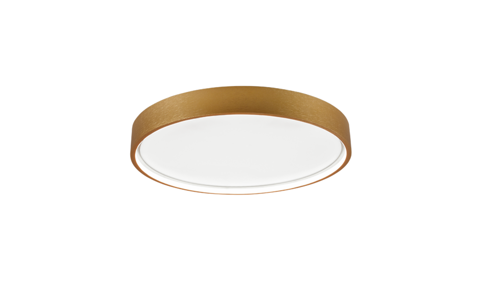 Trio Lighting Trio DOHA plafondlamp | LED | messing mat | Ø 45 cm | IP20 | 1x 29W | 3260 lm | 2300+3000+4000K | dimbaar