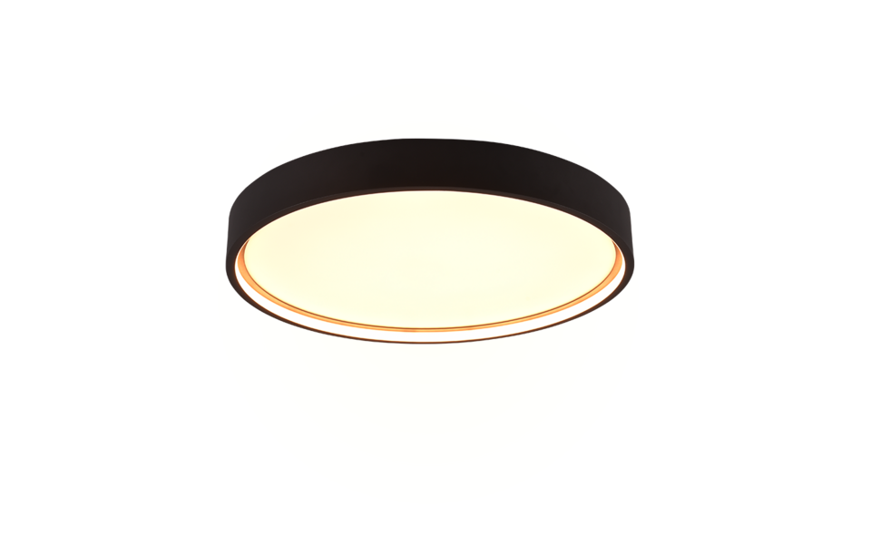 Trio Lighting Trio DOHA ceiling light | 30W | black | IP20 | 5 cm