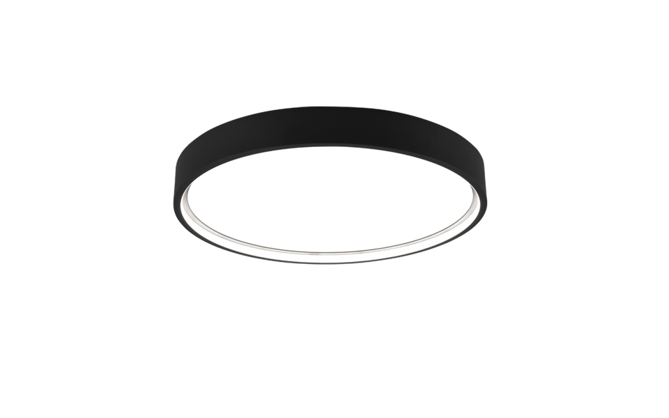 Trio Lighting Trio DOHA ceiling light | 30W | black | IP20 | 5 cm