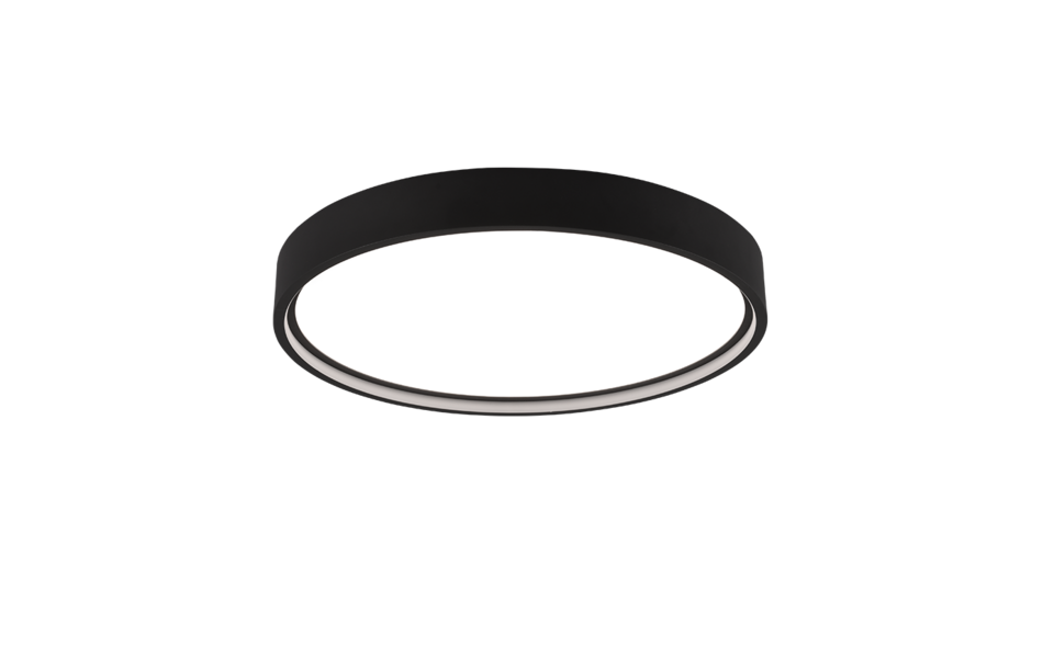 Trio Lighting Trio DOHA ceiling light | 30W | black | IP20 | 5 cm