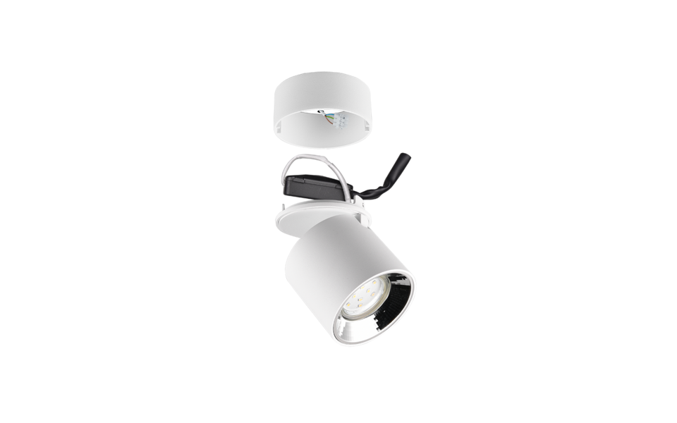 Trio Lighting Trio GUAYANA ceiling light | 1x GU10 | chrome | IP20 | 12 cm Trio Lighting Trio GUAYANA ceiling light | 1x GU10 | chrome | IP20 | 12 cm