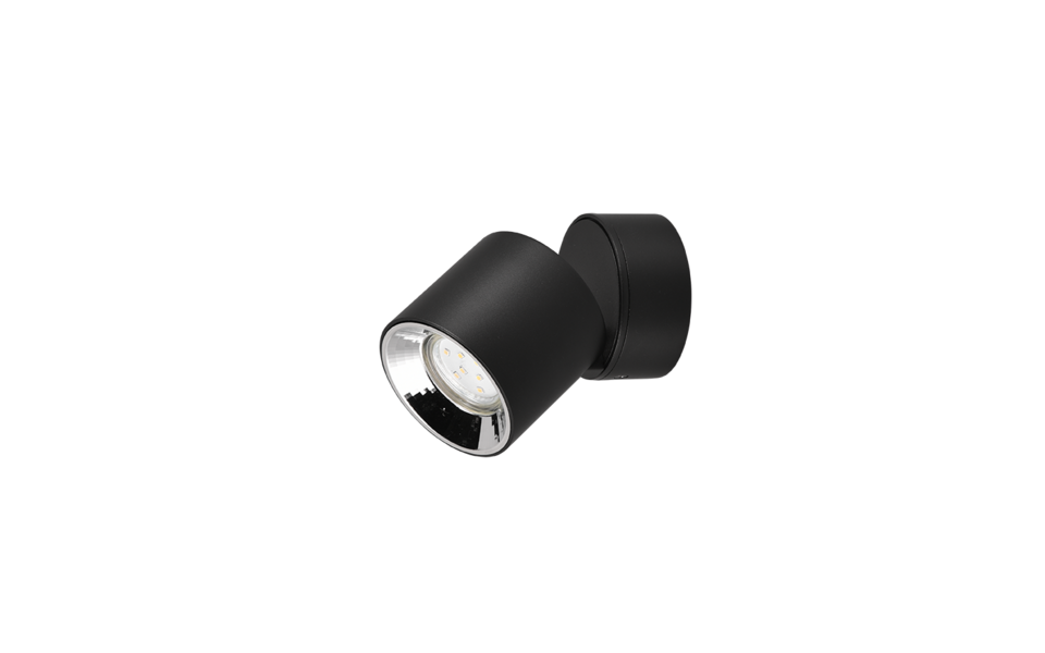 Trio Lighting Trio GUAYANA ceiling light | 1x GU10 | black | IP20 | 12 cm Trio Lighting Trio GUAYANA ceiling light | 1x GU10 | black | IP20 | 12 cm