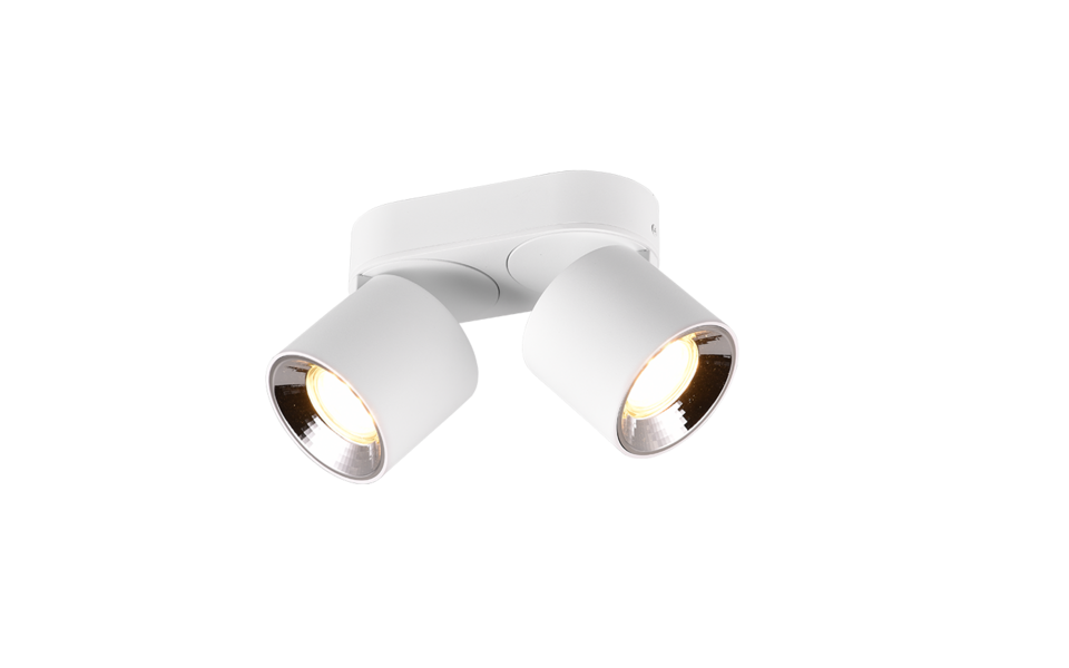 Trio Lighting Trio GUAYANA ceiling light | 2x GU10 | chrome | IP20 | 12 cm