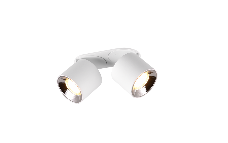 Trio Lighting Trio GUAYANA ceiling light | 2x GU10 | chrome | IP20 | 12 cm