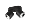 Trio Lighting Trio GUAYANA ceiling light | 2x GU10 | black | IP20 | 12 cm