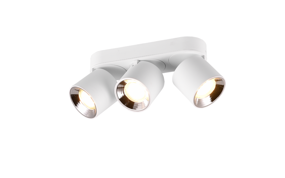 Trio Lighting Trio GUAYANA ceiling light | 3x GU10 | chrome | IP20 | 12 cm