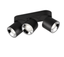 Trio Lighting Trio GUAYANA ceiling light | 3x GU10 | black | IP20 | 12 cm