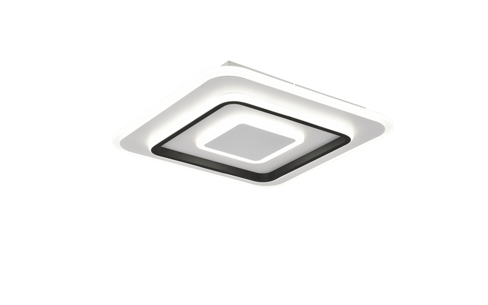Trio Lighting Trio JORA plafondlamp | LED | wit mat | 39,5 x 39,5 cm | IP20 | 1x 46W | 5400 lm | 2700-6000K | dimbaar Trio Lighting Trio JORA plafondlamp | LED | wit mat | 39,5 x 39,5 cm | IP20 | 1x 46W | 5400 lm | 2700-6000K | dimbaar
