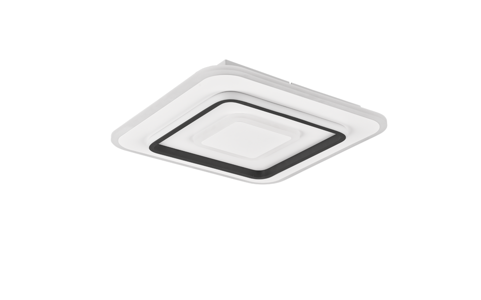 Trio Lighting Trio JORA ceiling light | 45W | chrome | Ø 40 cm | IP20 | 6 cm