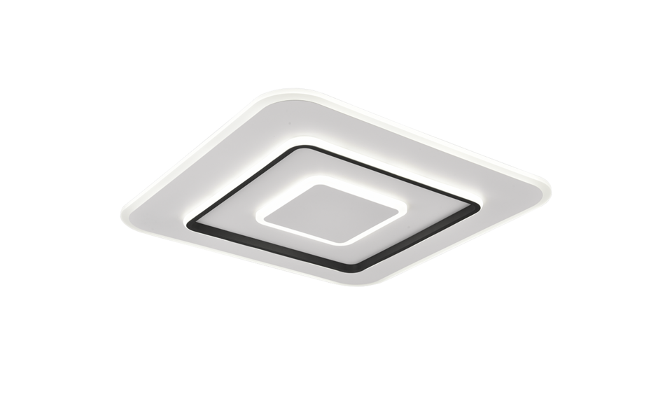 Trio Lighting Trio JORA ceiling light | 60W | chrome | Ø 60 cm | IP20 | 6 cm