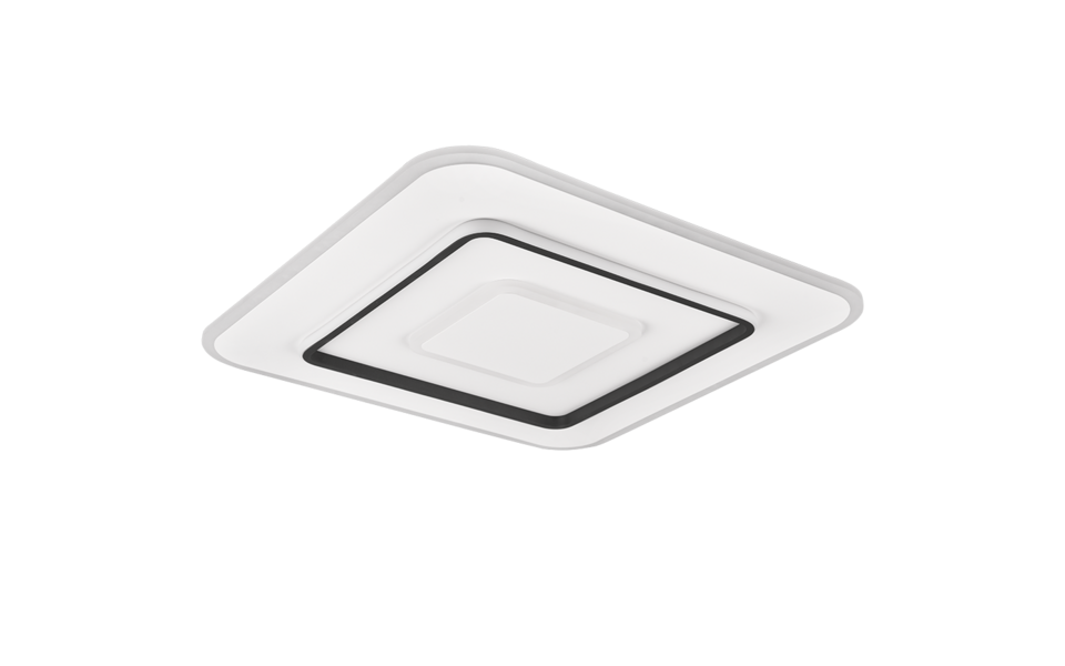 Trio Lighting Trio JORA ceiling light | 60W | chrome | Ø 60 cm | IP20 | 6 cm