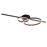 Trio MONTILLA ceiling light | LED | black | IP20