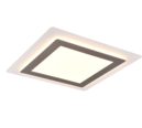 Trio Lighting Trio MORGAN plafondlamp | LED | nikkel mat | 45 x 45 cm | IP20 | 1x 46W | 6000 lm | 2700-6500K | dimbaar