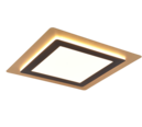 Trio Lighting Trio MORGAN ceiling light | 50W | black with gold | Ø 45 cm | IP20 | 4.5 cm