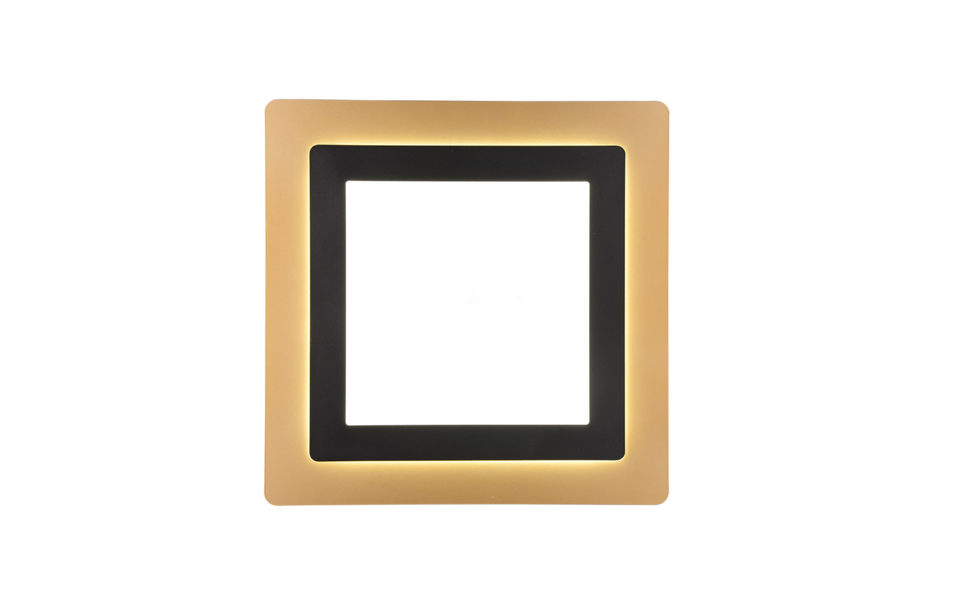 Trio Lighting Trio MORGAN ceiling light | 50W | black with gold | Ø 45 cm | IP20 | 4.5 cm