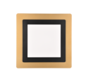 Trio Lighting Trio MORGAN ceiling light | 50W | black with gold | Ø 45 cm | IP20 | 4.5 cm