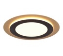 Trio Lighting Trio MORGAN ceiling light | 50W | black with gold | IP20 | 4.5 cm